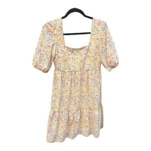 Floral a-line mini dress